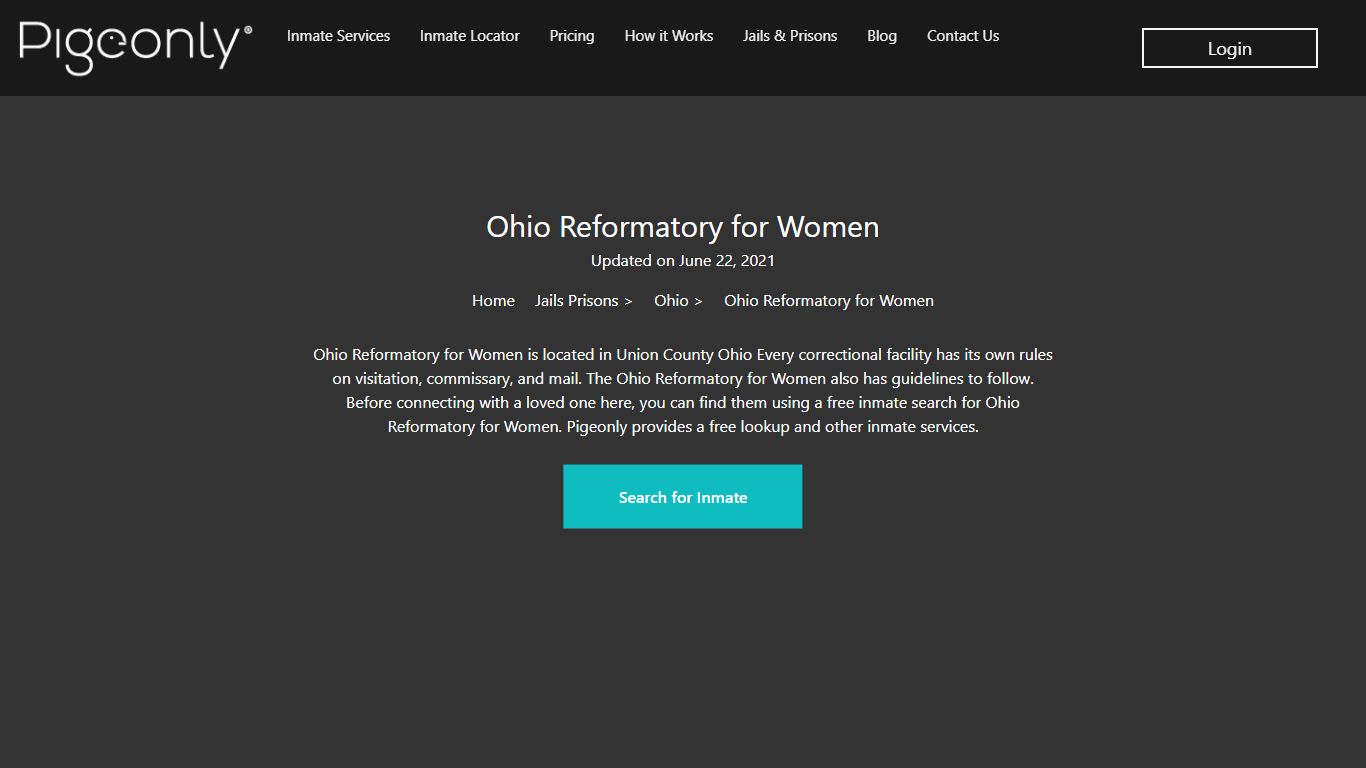 Ohio Reformatory for Women Inmate Search | Ohio